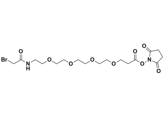 Bromoacetamido-PEG4-NHS Ester NHS Ester PEG Cas 1260139-70-5