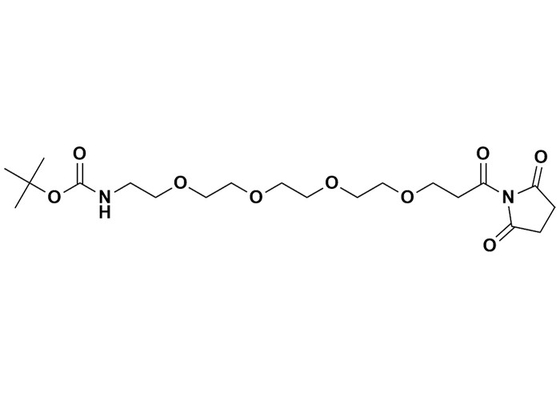 T-Boc-N-Amido-PEG4-NHS ester Of NHS ester PEG Is For Targeted Drug Delivery CAS:859230-20-9