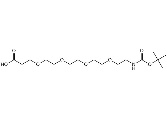 New Materials Research Peg Polyethylene T-Boc-N-Amido-PEG4-Acid 756525-91-4