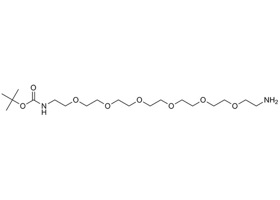 T-Boc-N-Amido-PEG6-Amine With CAS NO .1091627-77-8 Of  Poly Ethylene Glycol Is Applicated In Medical Research