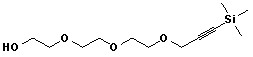 95% Min Purity PEG Linker   2,2-dimethyl-6,9,12-trioxa-2-silatetradec-3-yn-14-ol