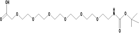 95% Min Purity PEG Linker   Boc-NH-PEG(5)-COOH(22atoMs)  391684-36-9