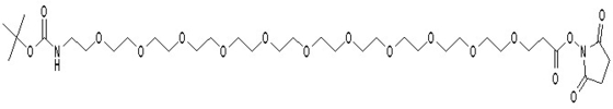 95% Min Purity PEG Linker   t-boc-N-amido-PEG11-NHS ester