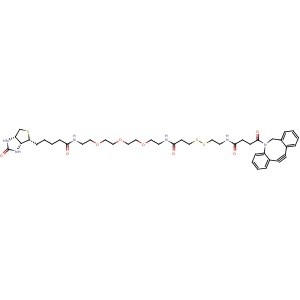 Dibenzocyclooctyne-S-S-PEG3-Biotin, biotin peg, CAS #.1430408-09-5