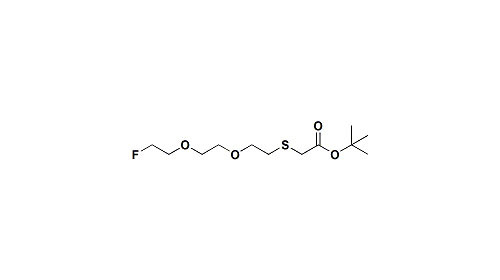 F-PEG2-S-t-butyl acetate, PEG Linkers, Carboxylic Acids (COOH) PEGs, Acid pegs