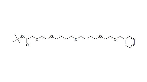 tert-butyl 2-(2-(4-(4-(2-(benzyloxy)ethoxy)butoxy)butoxy)etho Of PEG Linker Is A Kind Of Transparent And Oil Free Liquid