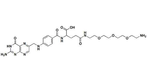 C27H37N9O8 Folic Acid Peg FA-PEG3-Amine For Modifying Proteins