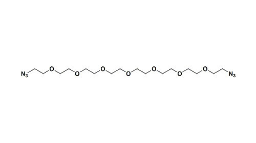 Biotinylated Peg / Polyethylene Glycol Amine Azido - PEG8 - Azide MW 420.46