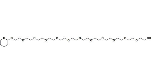 Reactive PEG Polyethylene Glycol Carboxylic Acid THP - PEG12 - Alcohol For Modify Protein