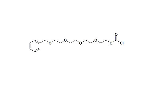 C16H23ClO6 Peg Chemical Benzyl - PEG4 - Acyl Chloride For Targeted Drug Delivery