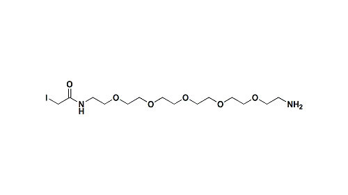 BK02665 Peg Polyethylene Glycol Iodoacetamido - PEG6 - Amine M F C14H29IN2O6