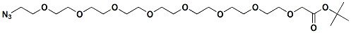 95% Min Purity PEG Linker  Azido-PEG8-t-butyl acetate