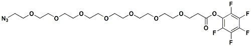 95% Min Purity PEG Linker    Azido-PEG8-PFP ester
