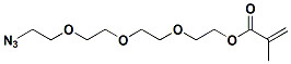 95% Min Purity PEG Linker  2-[2-[2-(2-Azidoethoxy)ethoxy]ethoxy]ethyl 2-methyl-2-propenoate   1400272-90-3