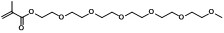 95% Min Purity PEG Linker   m-PEG6-2- methylacrylate  90784-86-4