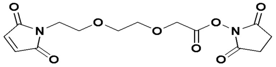 95% Min Purity PEG Linker   Mal-PEG2-NHS