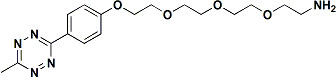 95% Min Purity 2-(2-(2-(2-(4-(6-methyl-1,2,4,5-tetrazin-3-yl)phenoxy)ethoxy)ethoxy)ethoxy)ethanamine  1802908-05-9