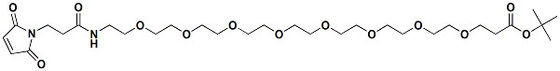 Mal-NH-PEG8-T-Butyl Ester Polyethylene Glycol PEG For Antibody -medicinal Conjugates ADC