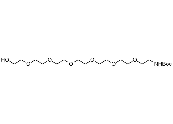 PEGylation Poly Ethylene Glycol N-Boc-PEG7-Alcohol Transparent Liquid