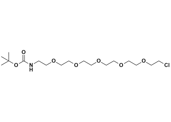 T-Boc-N-Amido -PEG6-Chloroide, is Widely Applied In PEGylation, Pepetide Synthesis, Halide (chloride, bromide) PEG