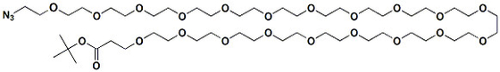 Pure Pegylation Protocol Azido PEG Azido - PEG20 - T - Butyl Ester For Modify Proteins